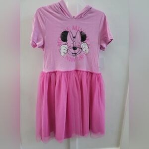 Pink Minnie Mouse Kids Dress